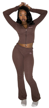 Cozy sculpt matching set (Pink chocolate)