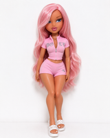 Baby Pink Glitz Matching Two-Piece Set