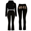 Black Cheetah Print Fleece Sweatsuit (Only 1 left )